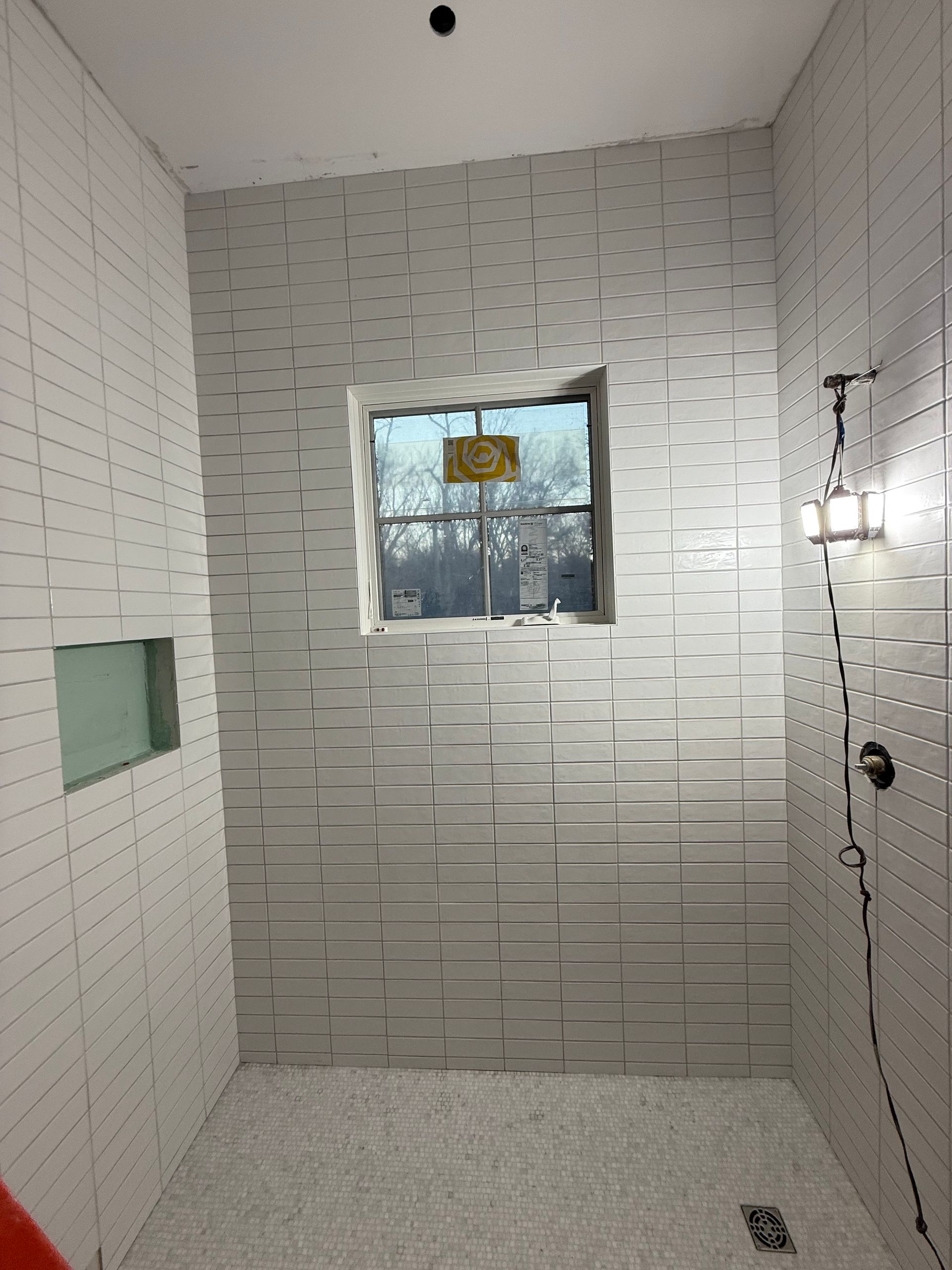 Custom shower tile installation Fairfield County CT by Executive Homes