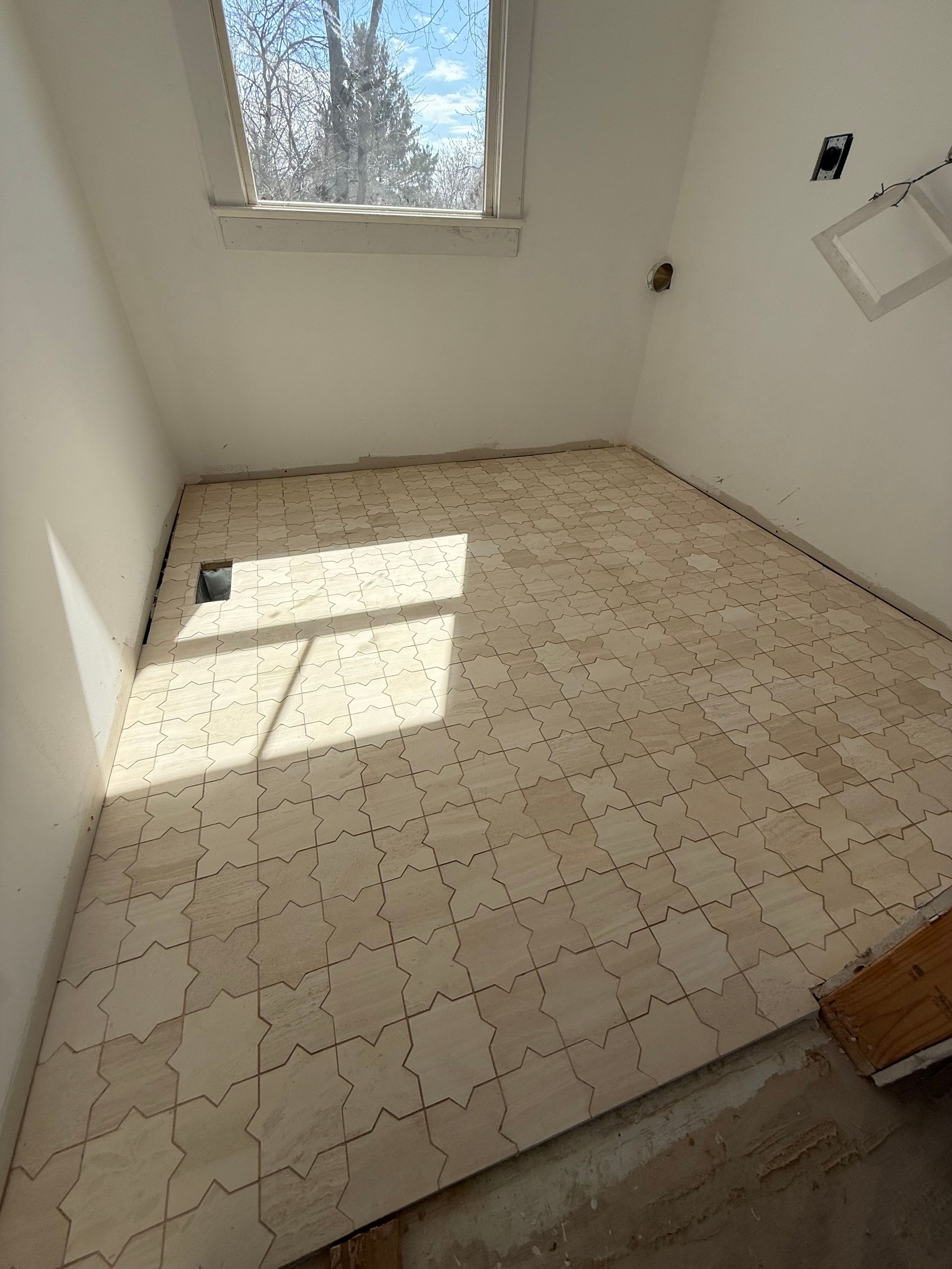 Tile floor installation new construction Fairfield County CT by Executive Homes