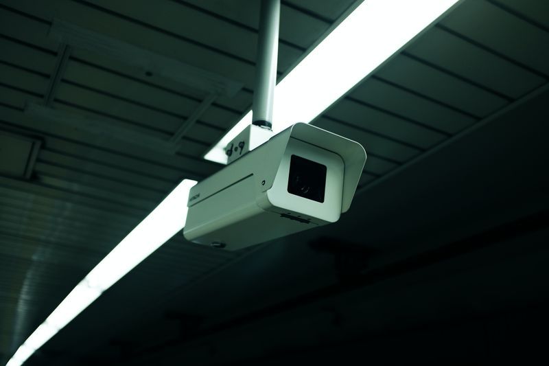 Dome-style ceiling security camera