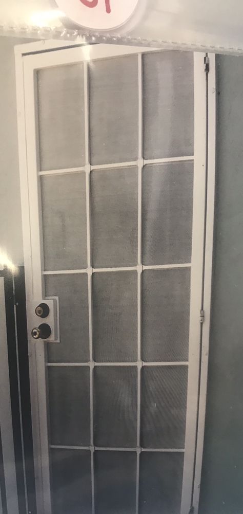 Simple White Iron Door