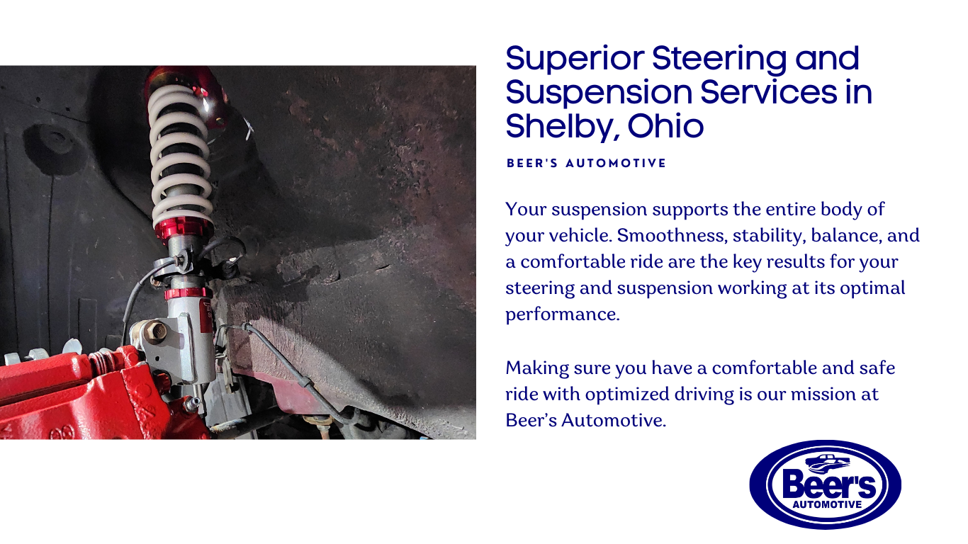 Superior Steering and Suspension Services in Shelby, Ohio | Beer's Automotive Services and Repair