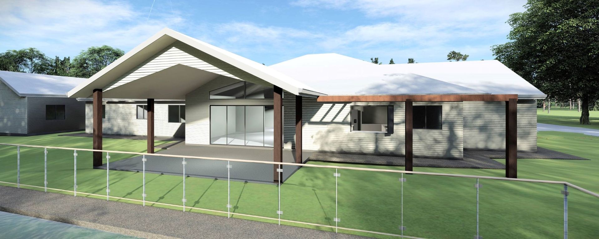 A 3D scanned image of a home.