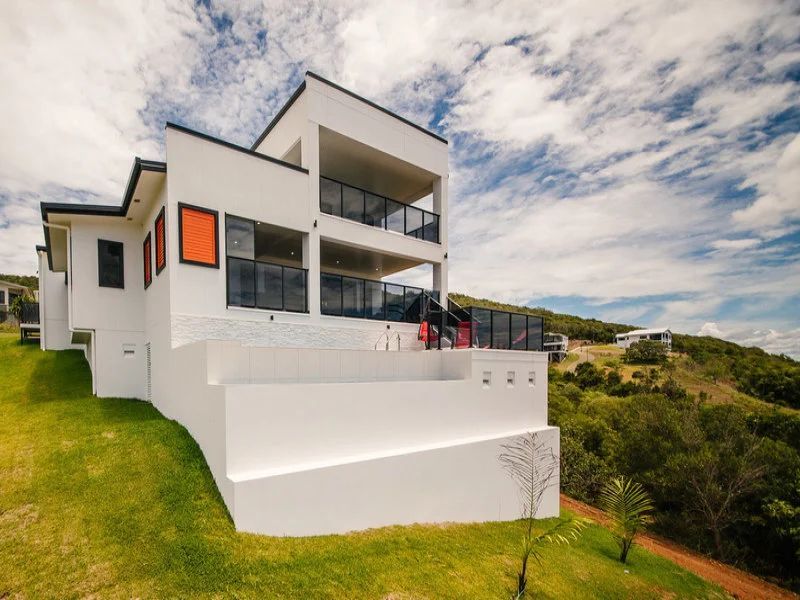 Side View Photo of New Build House in The Mountain — Engineering And Drafting Services In Yeppoon, QLD
