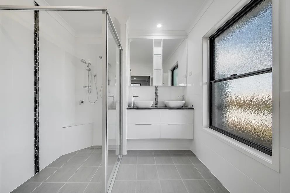 White Modern Bathroom — Engineering And Drafting Services In Yeppoon, QLD