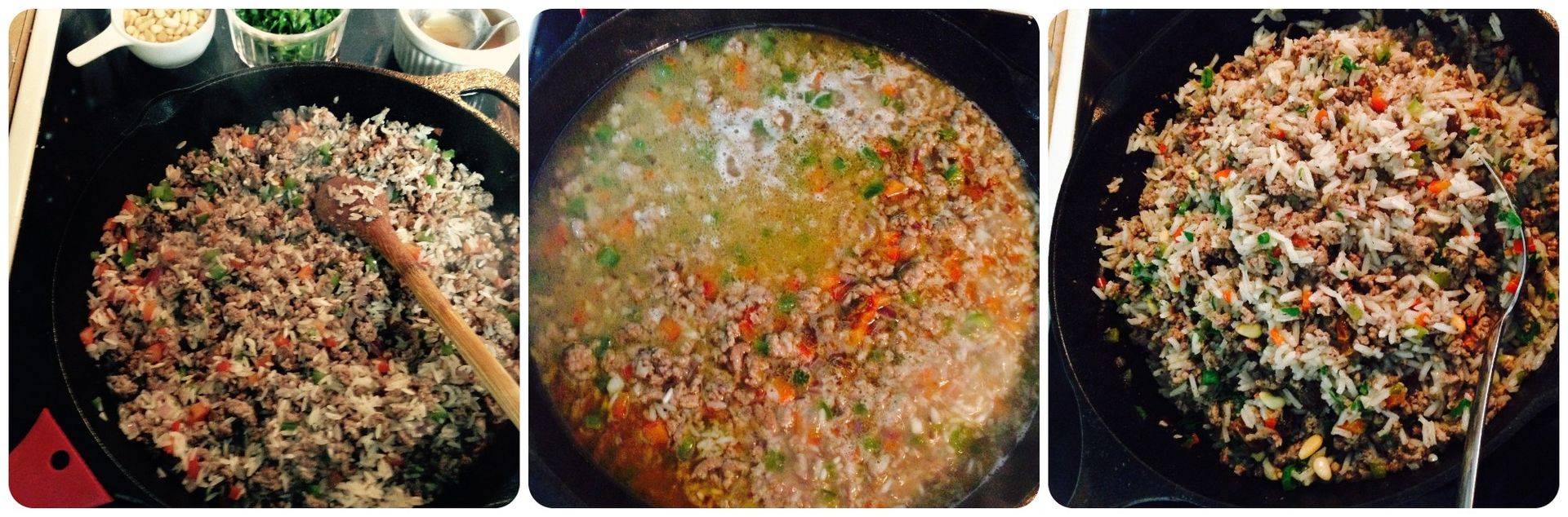 Cooking Chef Pliska's Indian Style Basmati rice with Ground Lamb