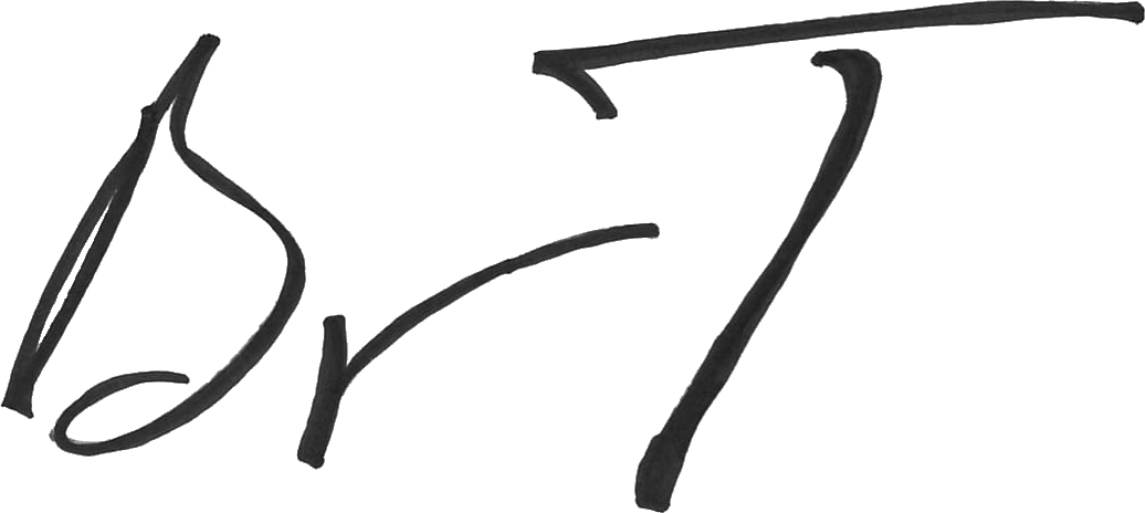 Dr. Tyler Prentice hand-written signature