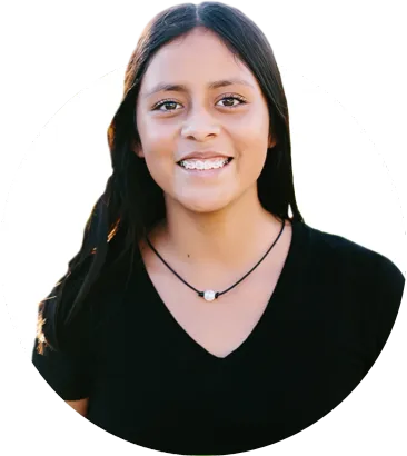 a teen girl with braces on her teeth