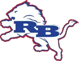 A white lion with the letter rb on its back