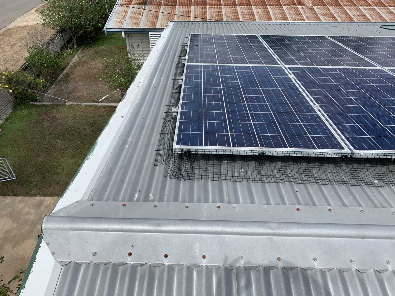 Solar Panel Bird Proofing Townsville