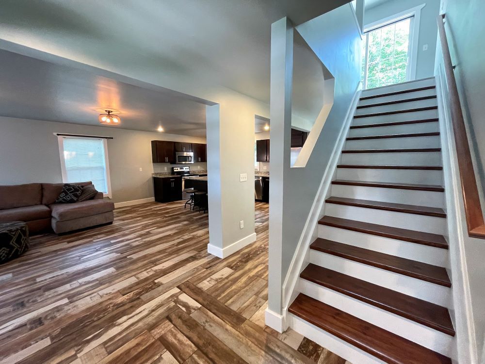 living room stairs