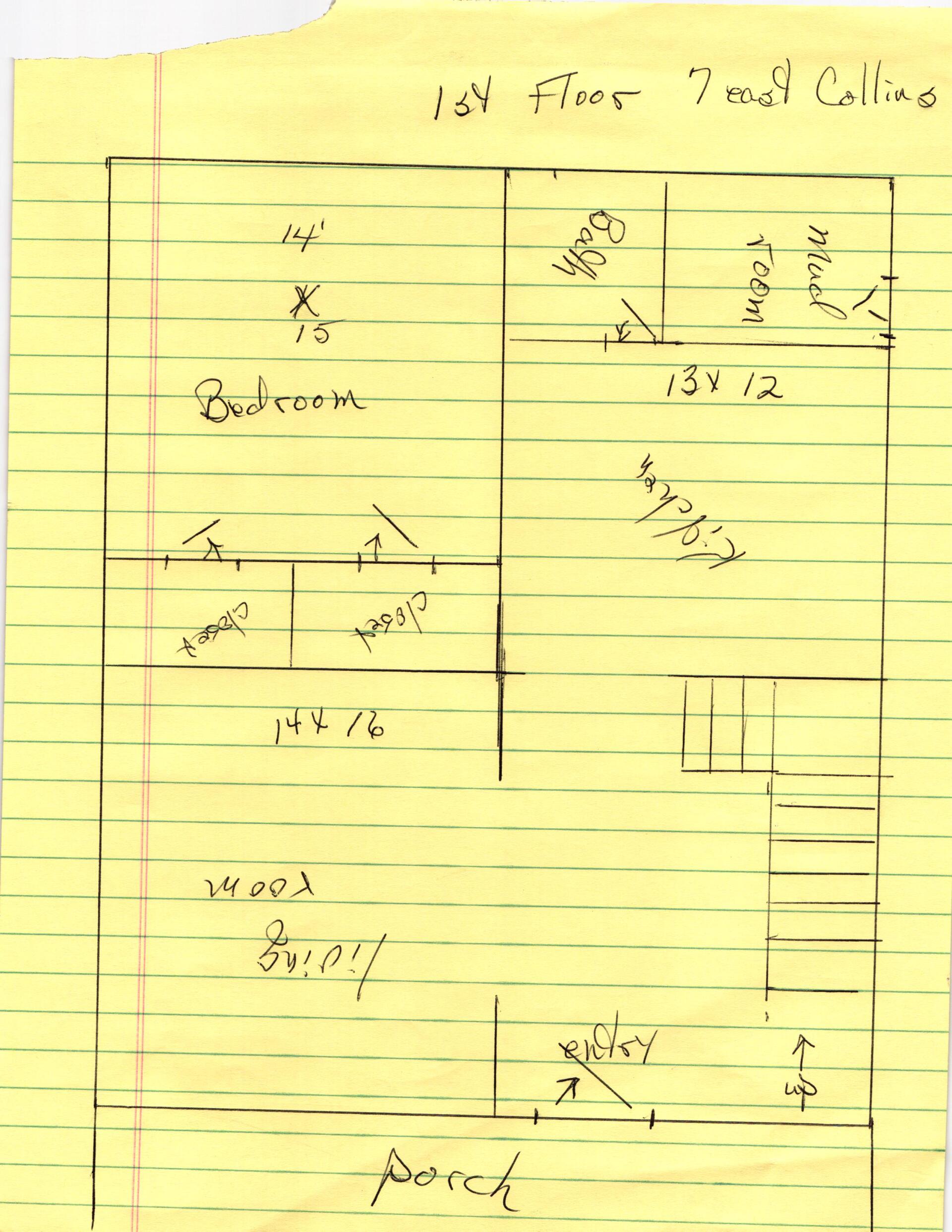 7 E collins floor plan