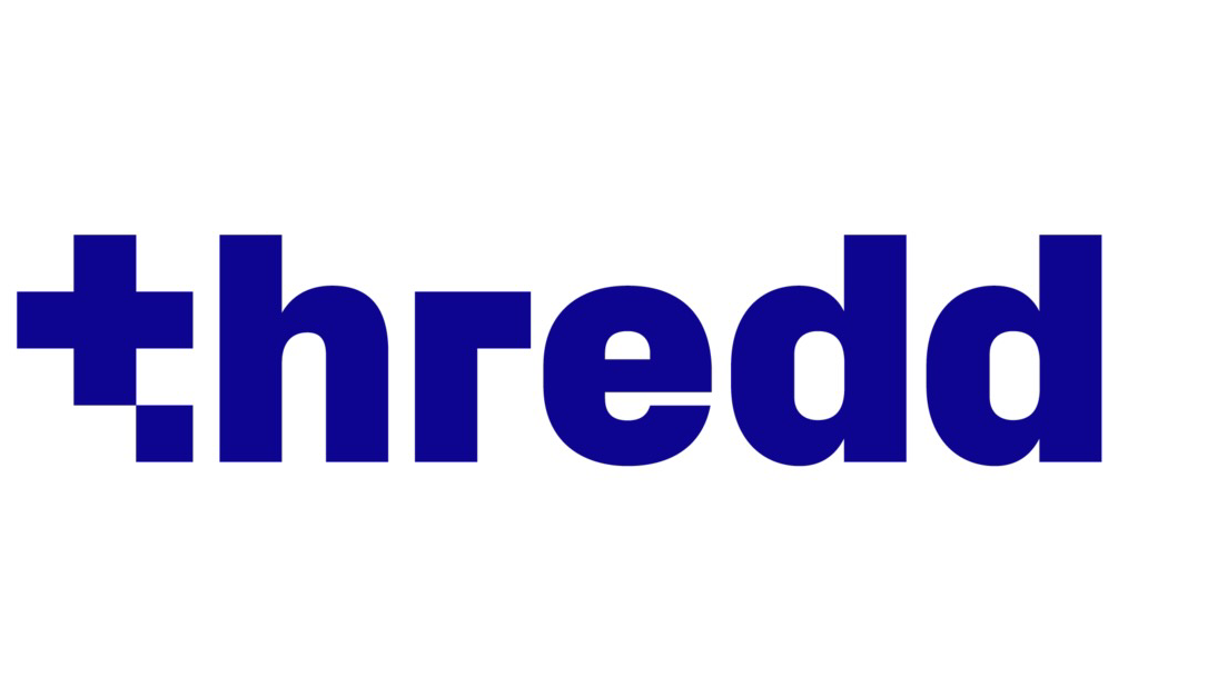 Das Wort „Thread“ ist in Blau auf weißem Hintergrund geschrieben.