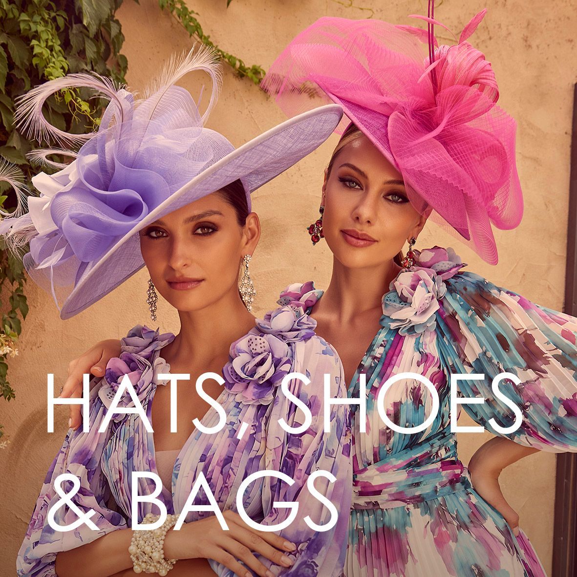 select your hats shoes and bags for those special occasions