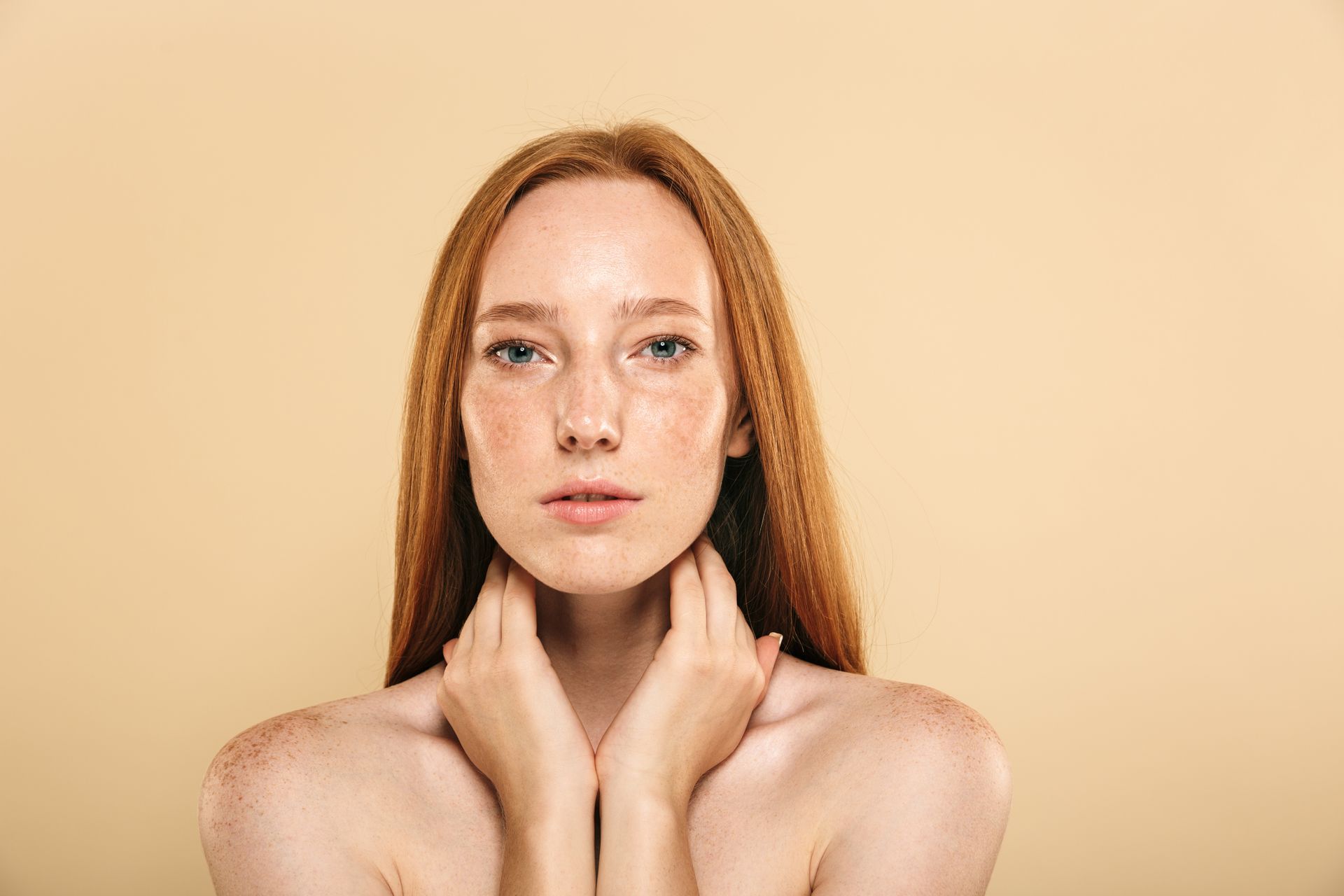 woman with great skin