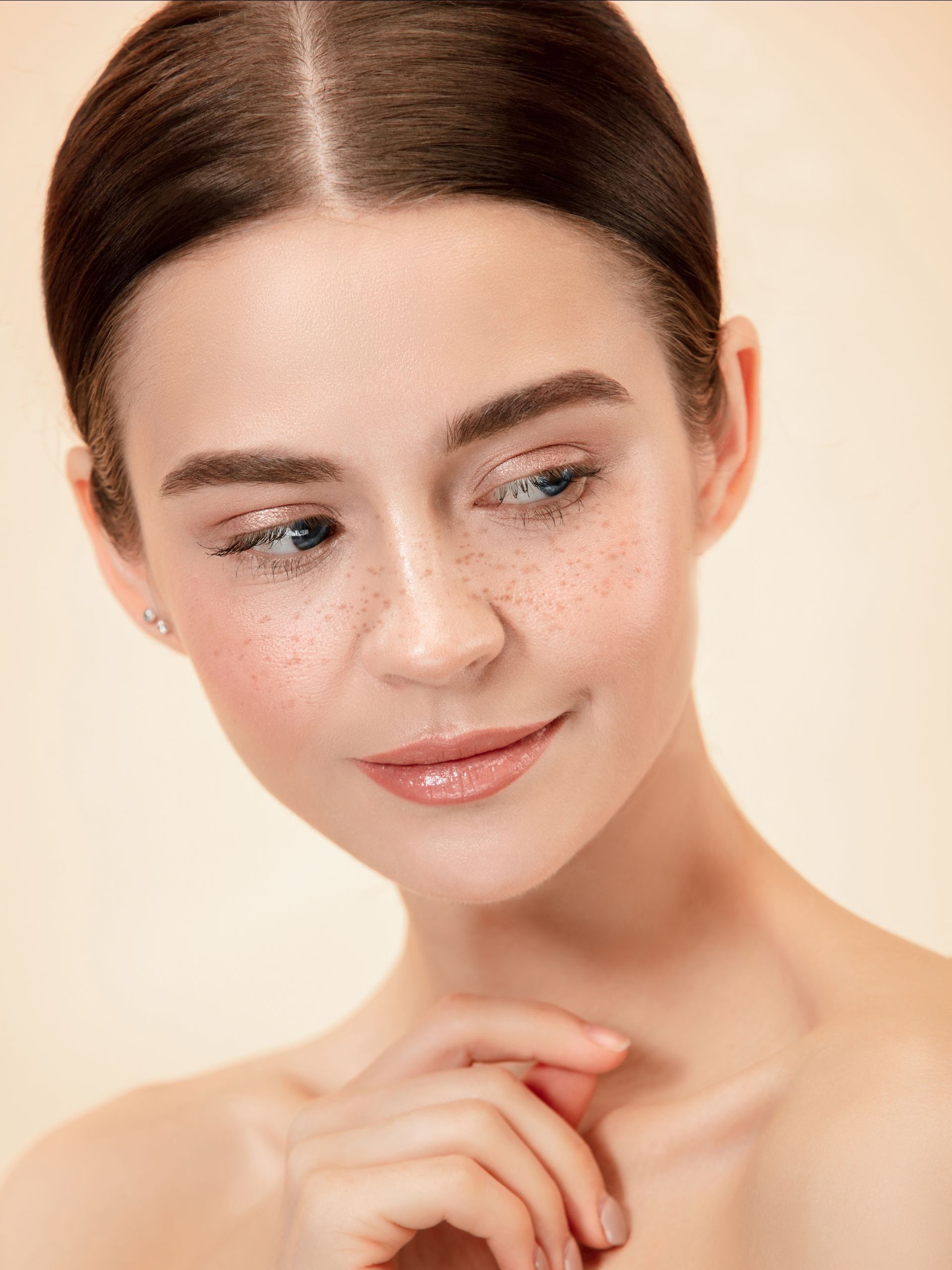 woman smiling