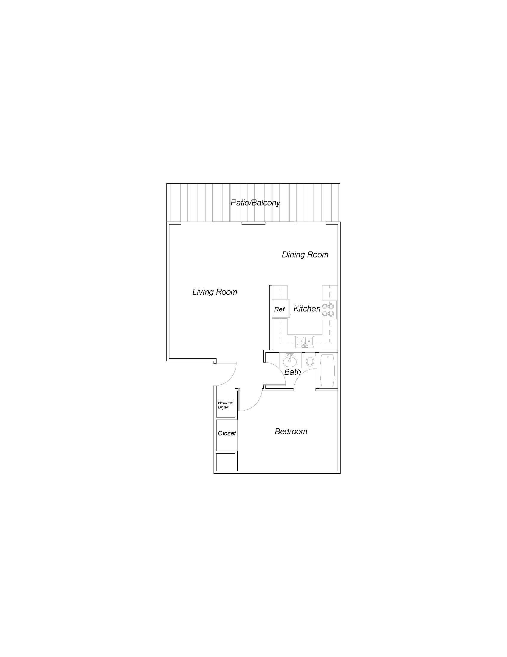 1 Bed | 1 Bath A