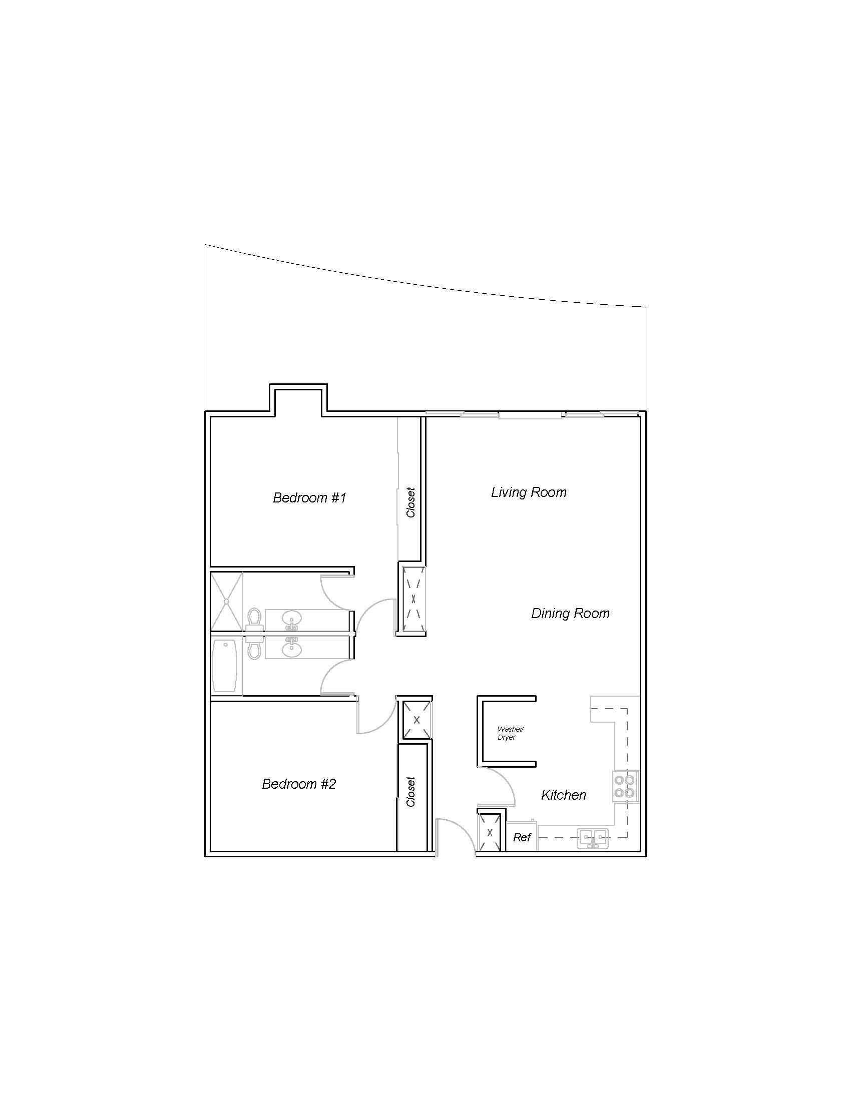 2 Bed | 2 Bath A