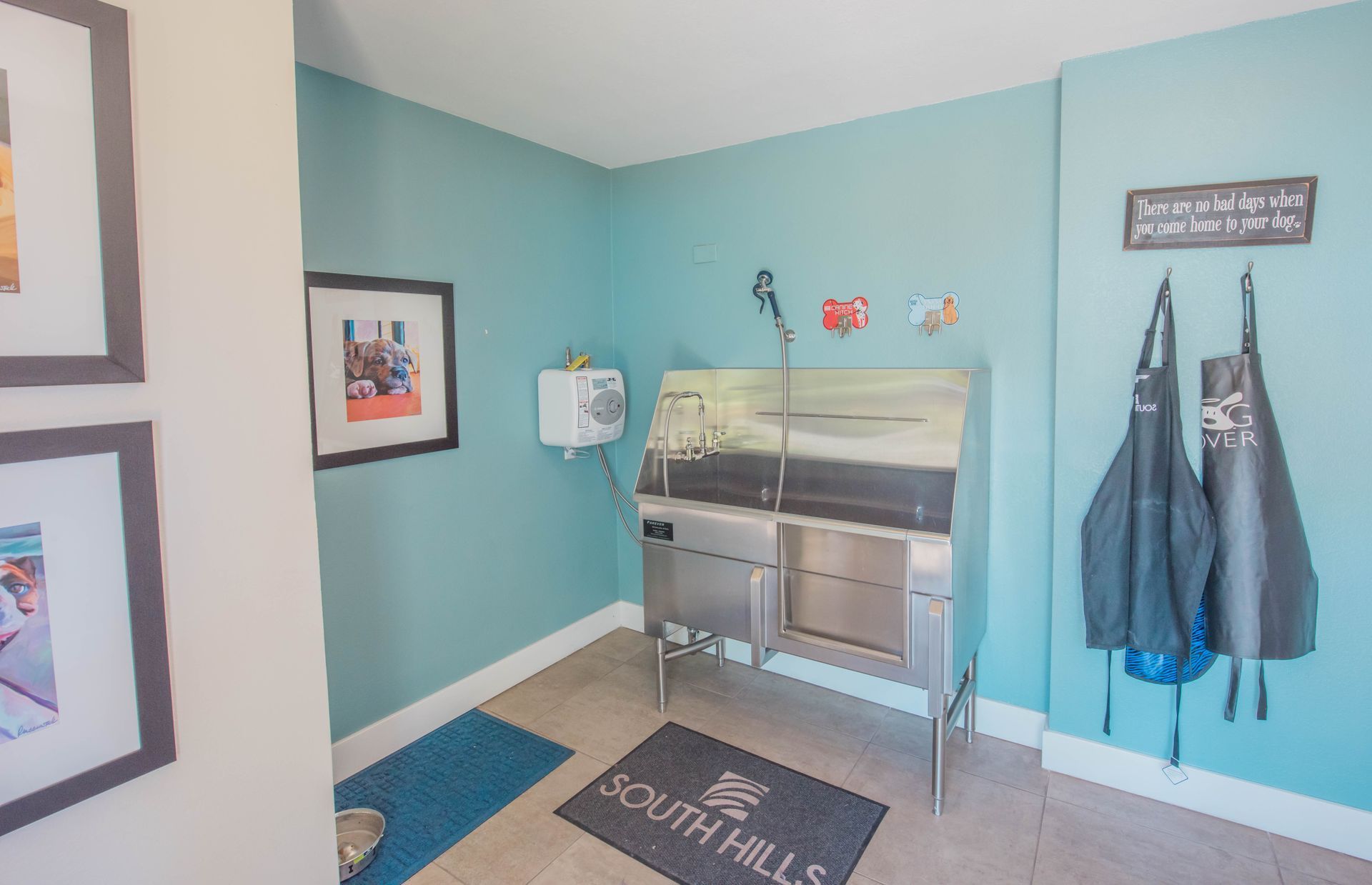 pet wash area