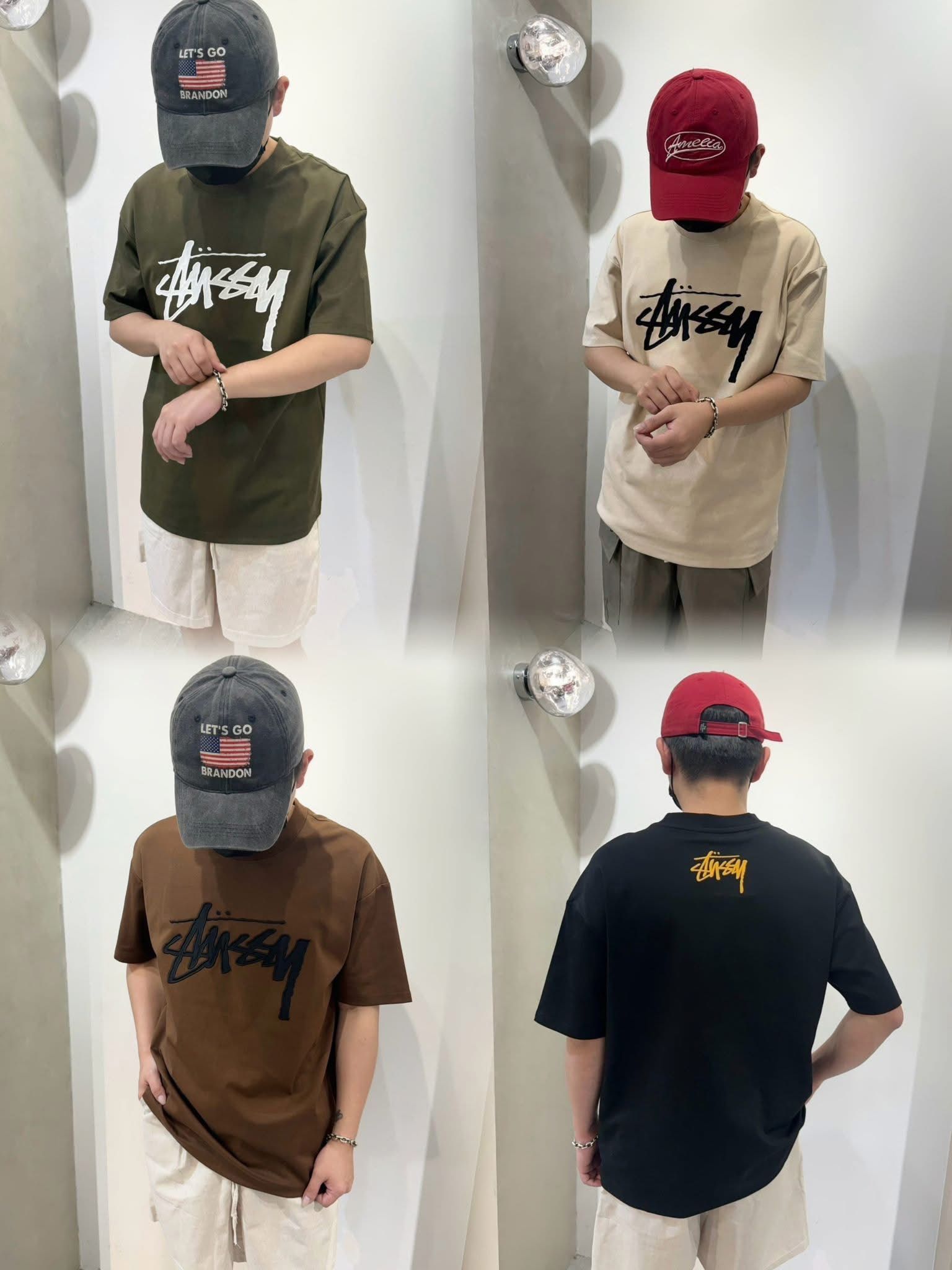 重工刺繡Stussy純棉上衣?750(含運)