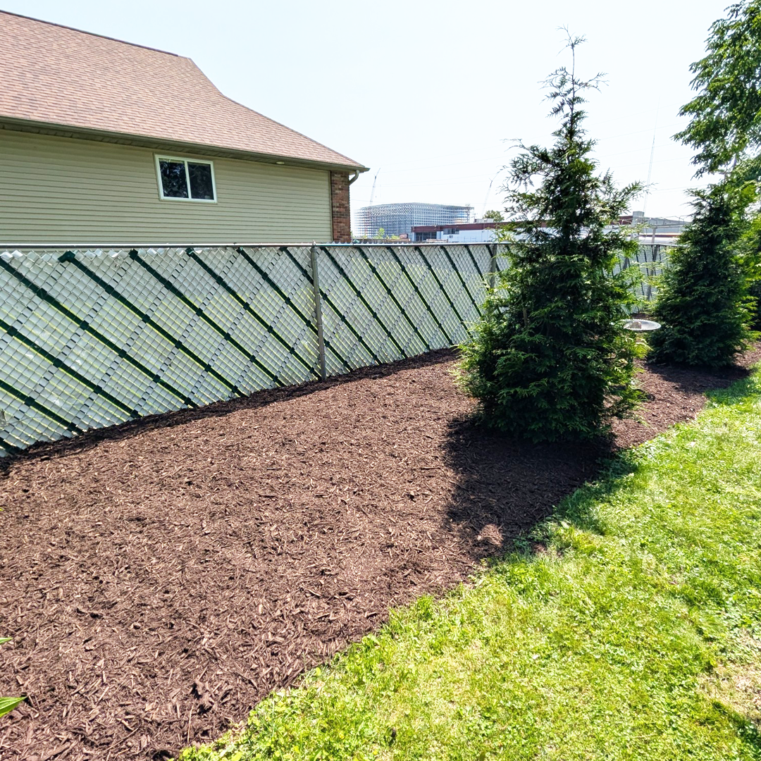 Landscaping project after