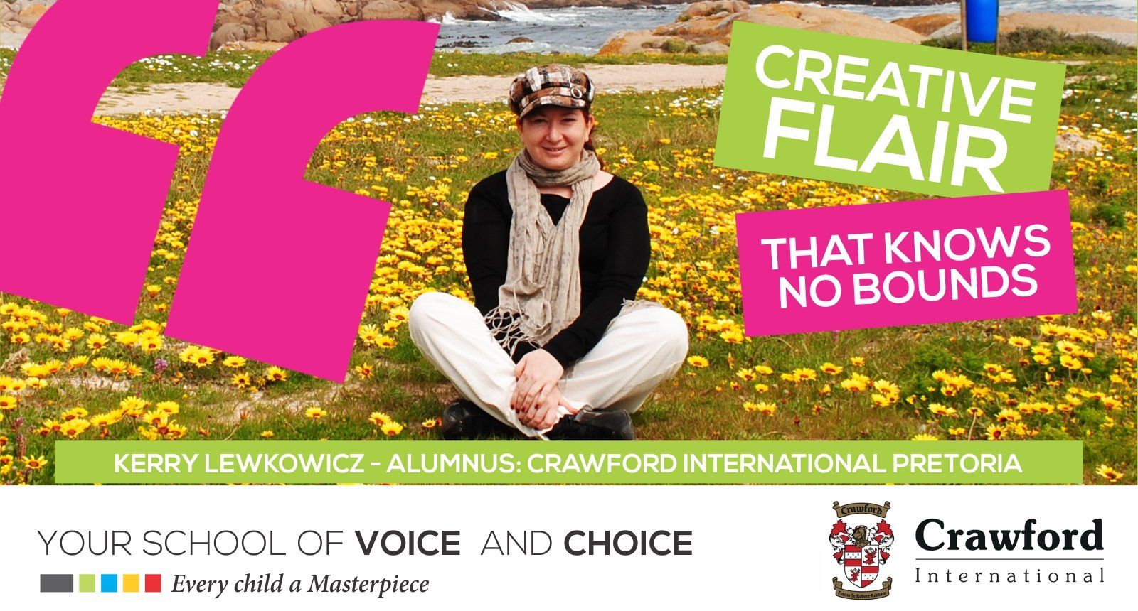 A poster for creative flair that knows no bounds