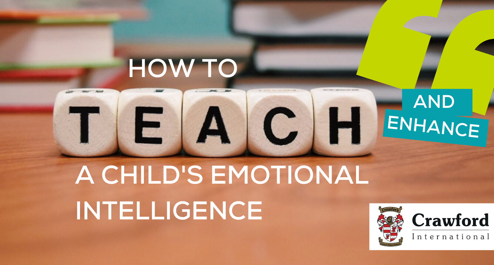 A poster that says how to teach a child 's emotional intelligence