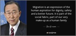 Migration is an expression of the human aspiration for dignity , safety and a better future.