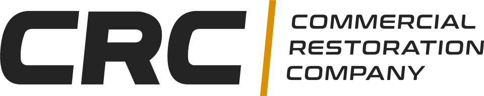 Logo for Commercial Restoration Company, with initials