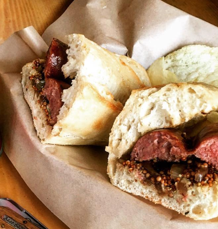 sausage sandwhich