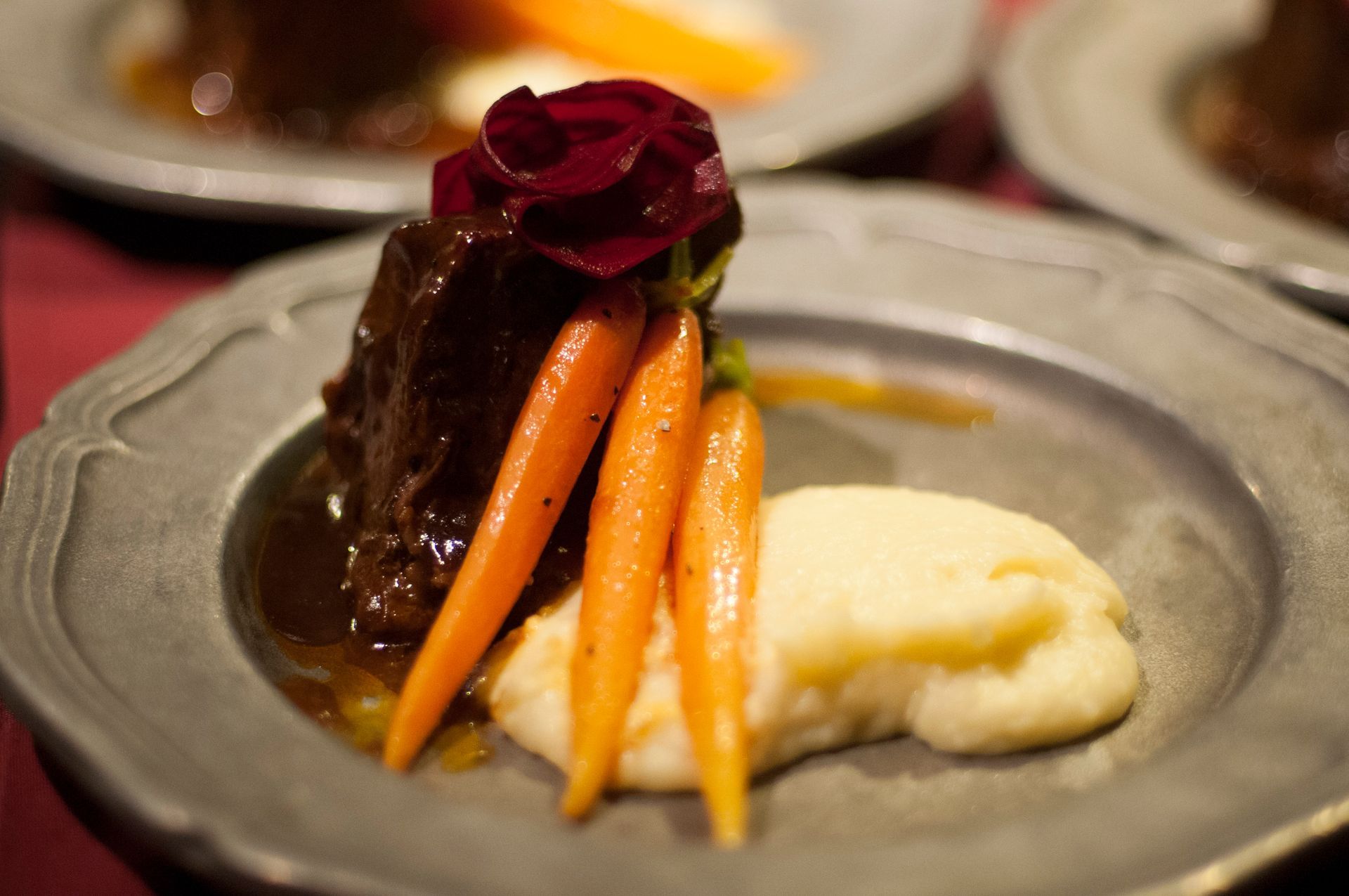 meat and carrots