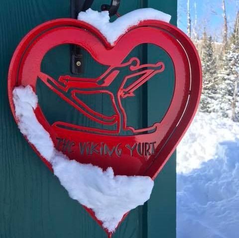 The Viking Yurt Sign