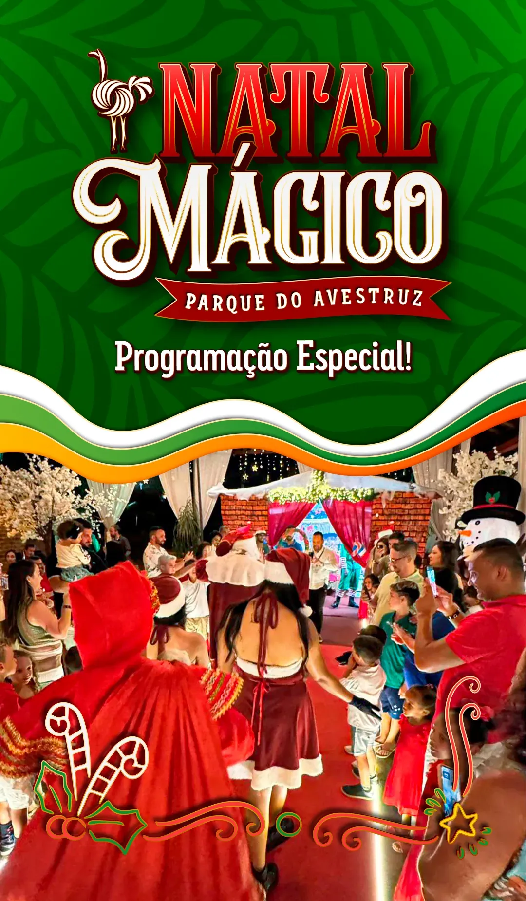 Natal Mágico 2026 no Parque do Avestruz Eco Resort - Programação Especial