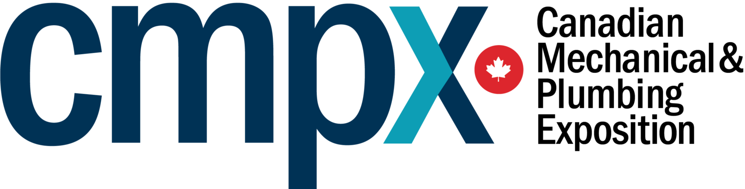 The logo for the canadian mechanical and plumbing exposition