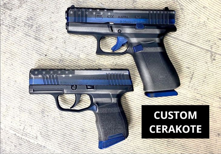 Gunsmith-Custom Gunsmithing- Firearm repair- Training- Gunsmithing- Gunsmith tools-thin blue line- Glock- Cerakote- Custom Cerakote-