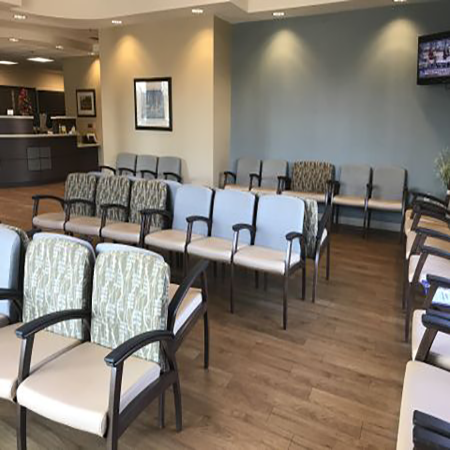 Medical office waiting room