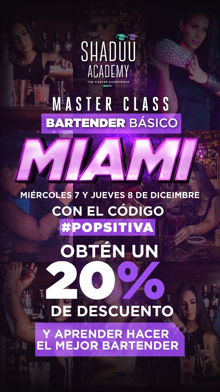Curso de bartender en miami