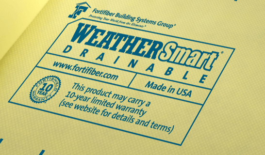 A weather smart drainable is made in the usa