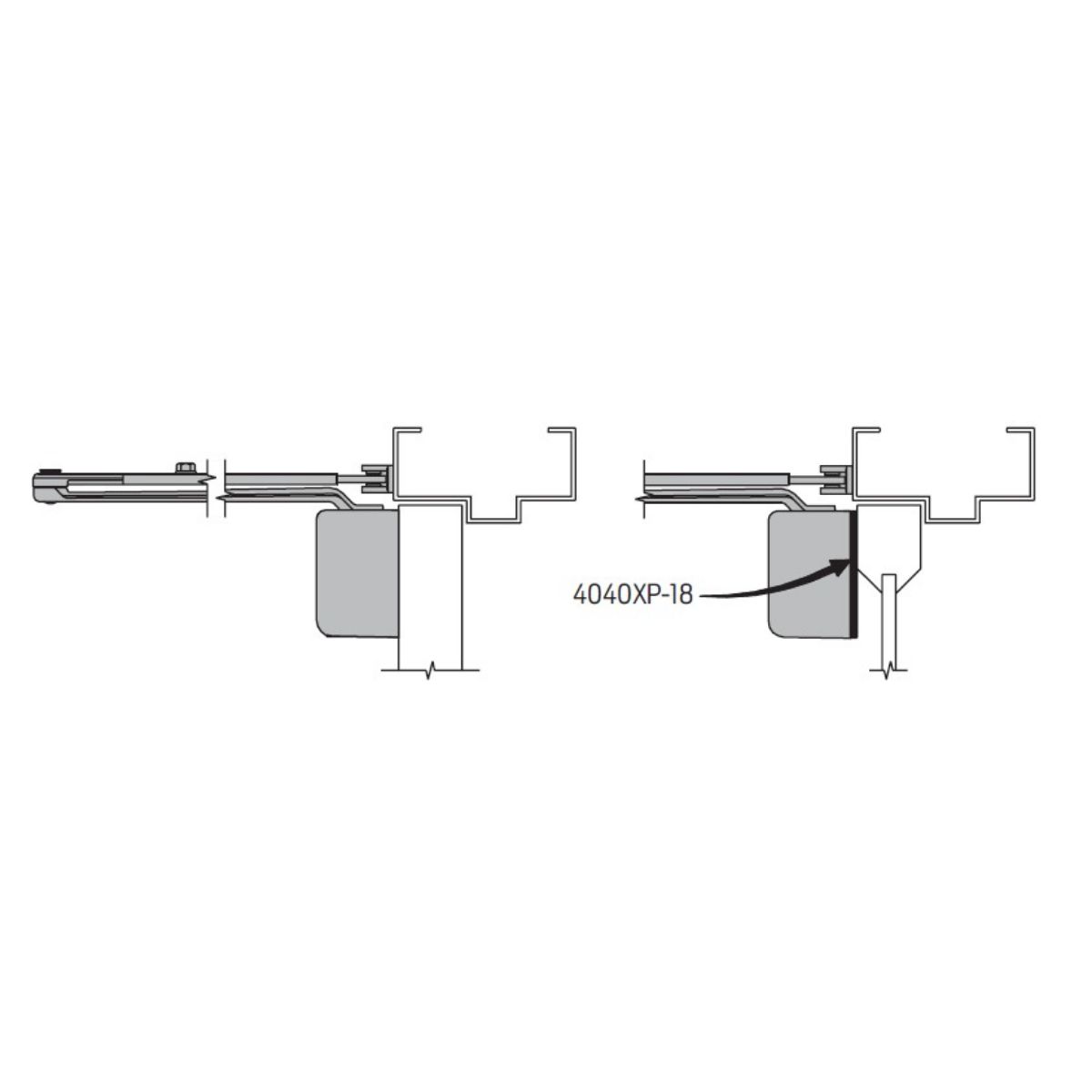 LCN 4040XP-18 Mounting Plate