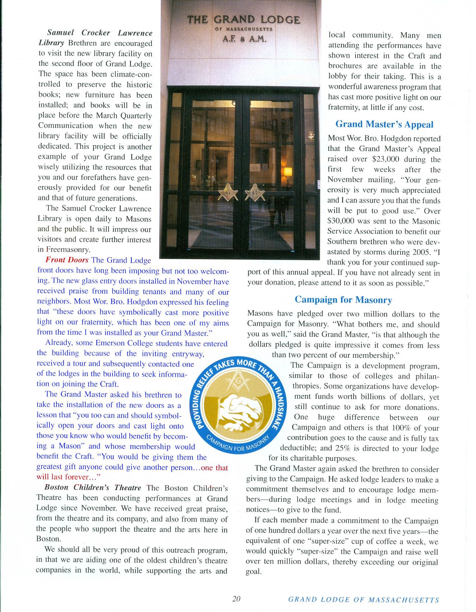 Grand Mason Lodge