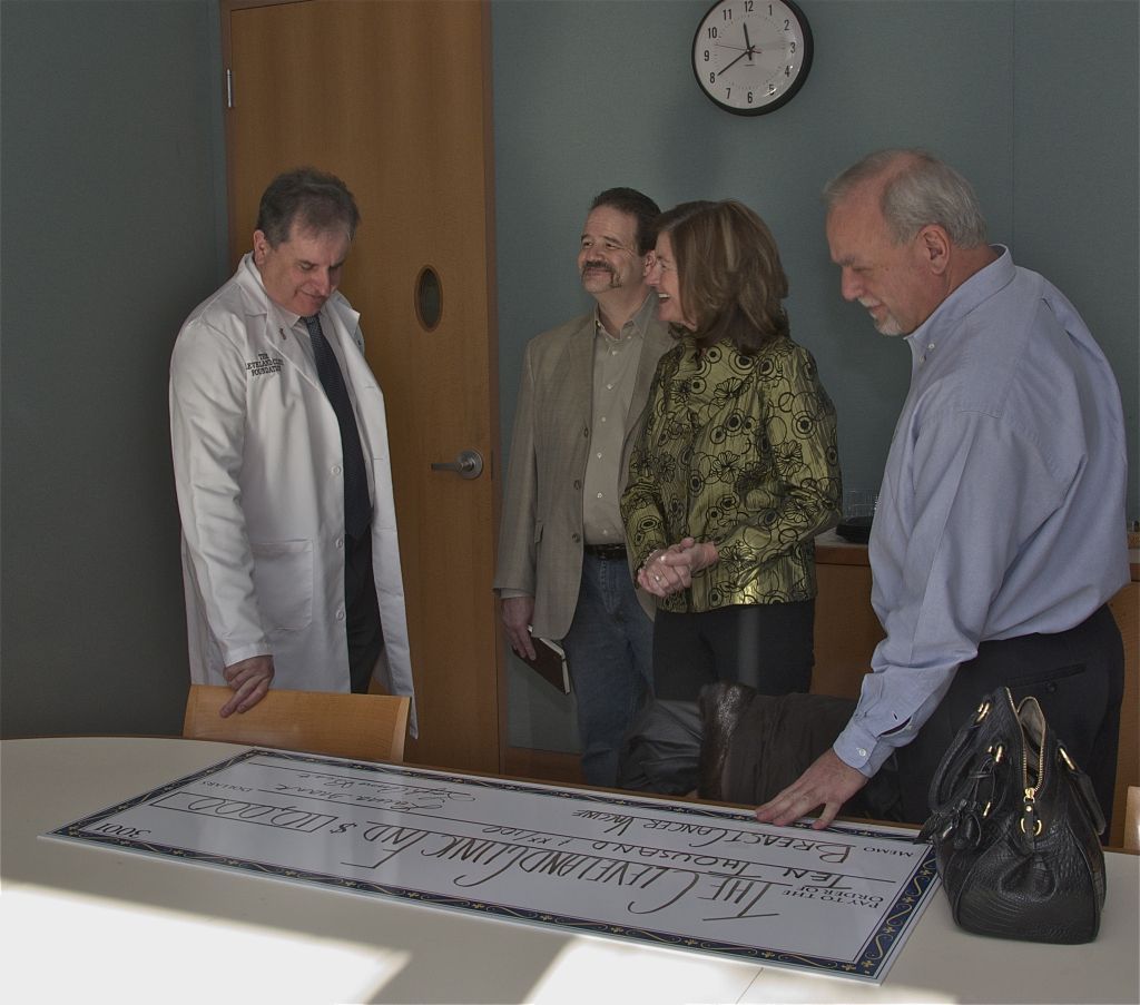 Talking with Dr. Tuohy at Cleveland Clinic at 2011 Check Presentation | Brakes For Breasts