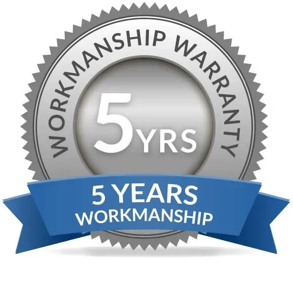 Shingle 5-Year Workmanship Warranty
