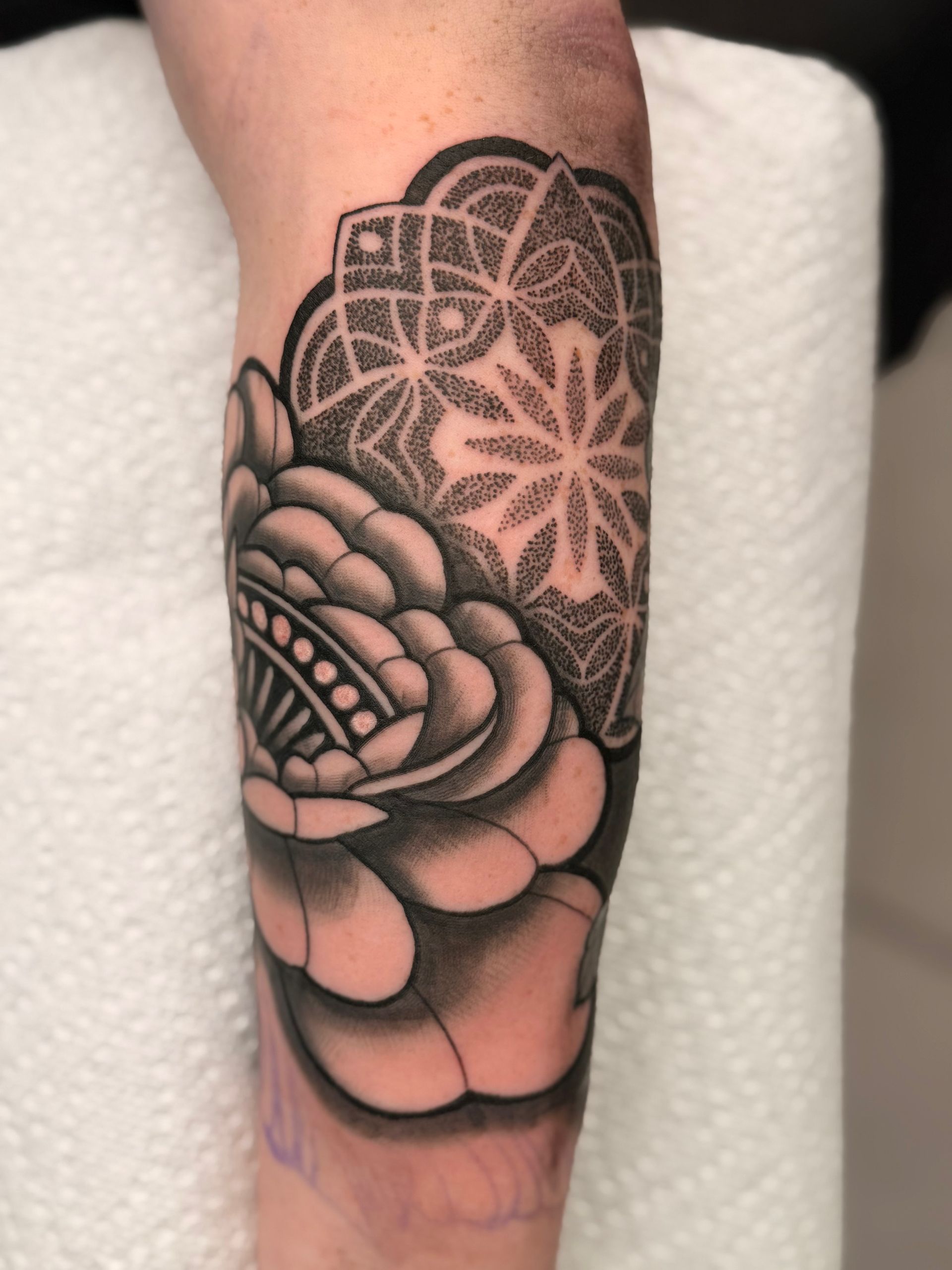 floral Tattoo – Gainesville, FL – Bodytech Tattooing & Piercing 
