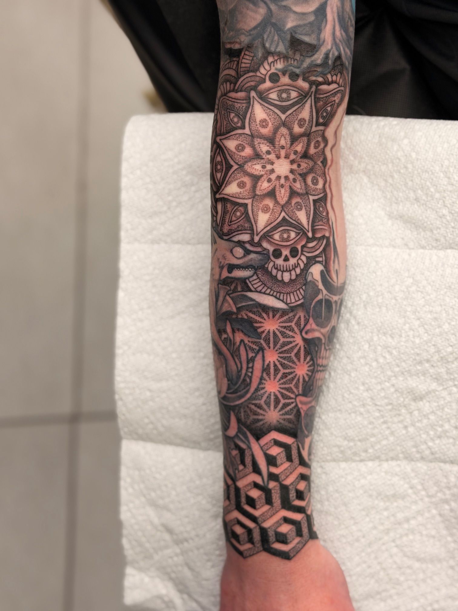 Aztec Inspired Tattoo – Gainesville, FL – Bodytech Tattooing & Piercing 