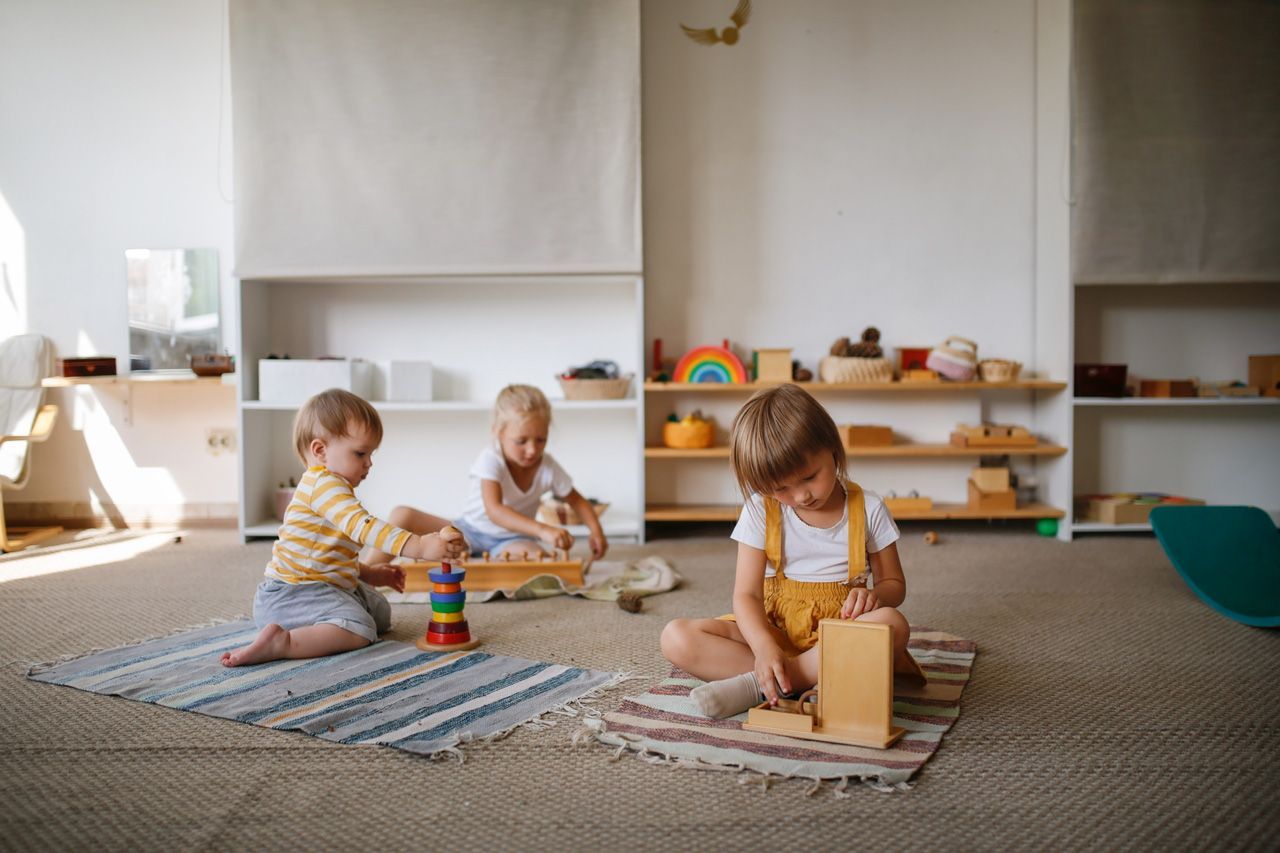 Toddlers In Learning Center — York, PA — Sunshine Christian Daycare / Learning Center