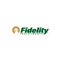 A green and gold logo for fidelity investments
