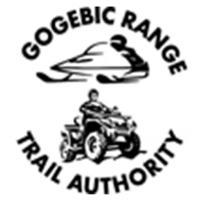 Gogebic Range Trail Authority logo with snowmobile and ATV icons