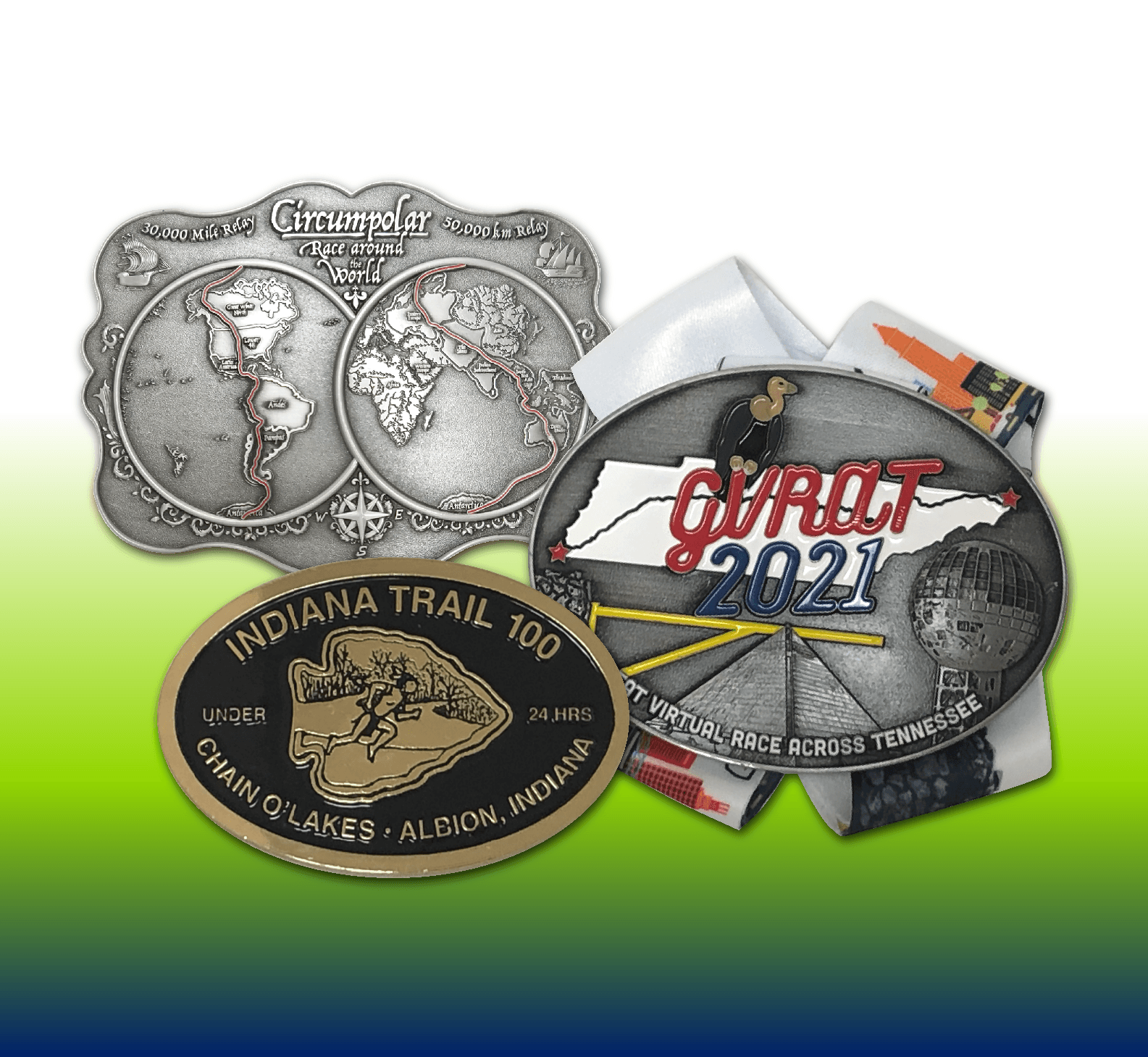 Assorted belt buckles
