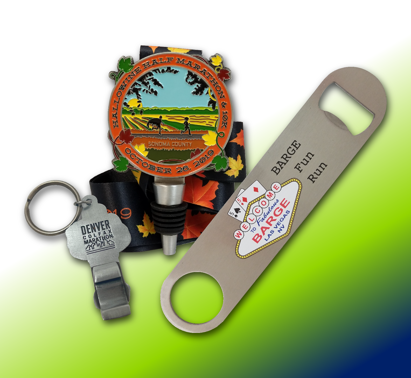 Bottle openers available in a wide range of styles and materials.