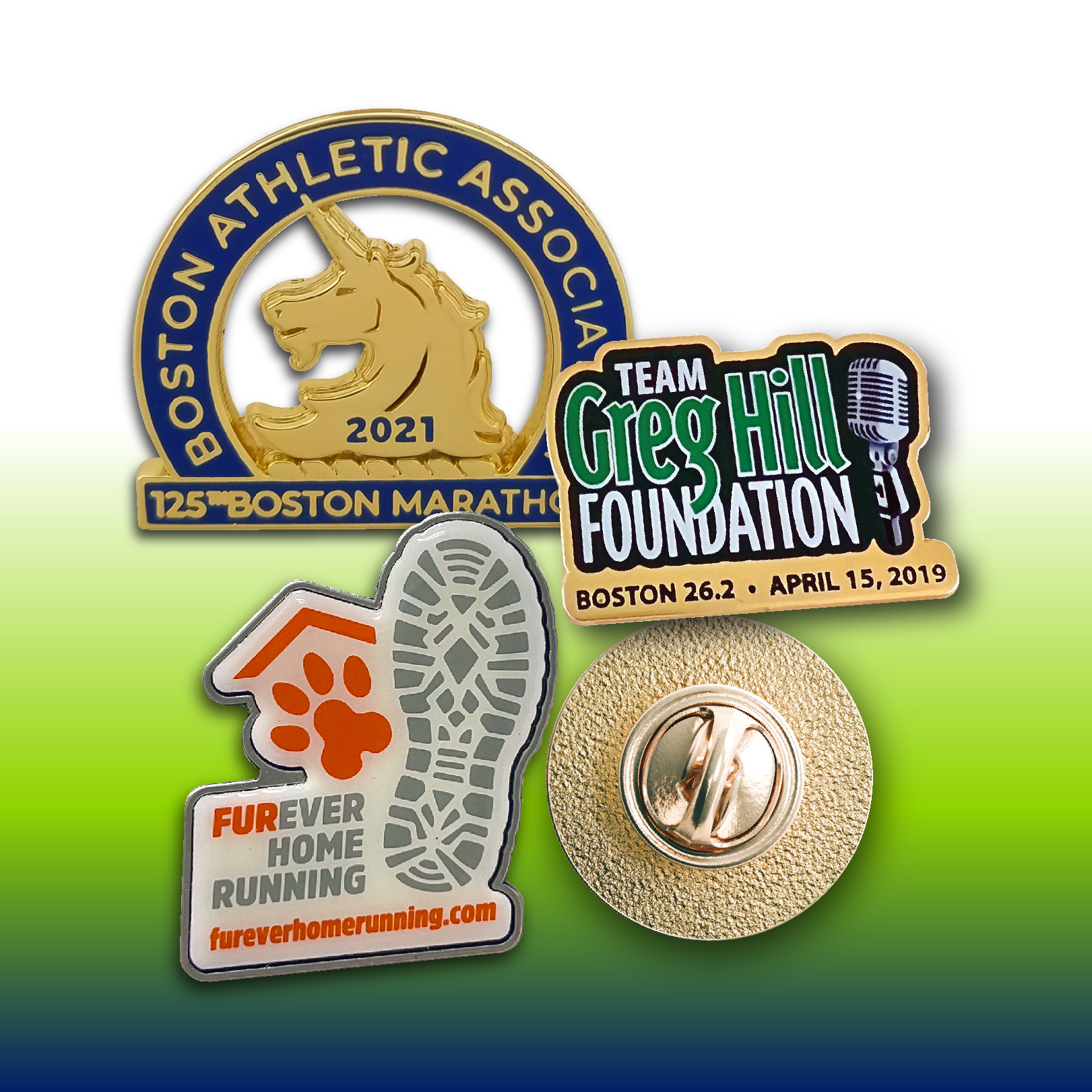 Assorted lapel pins