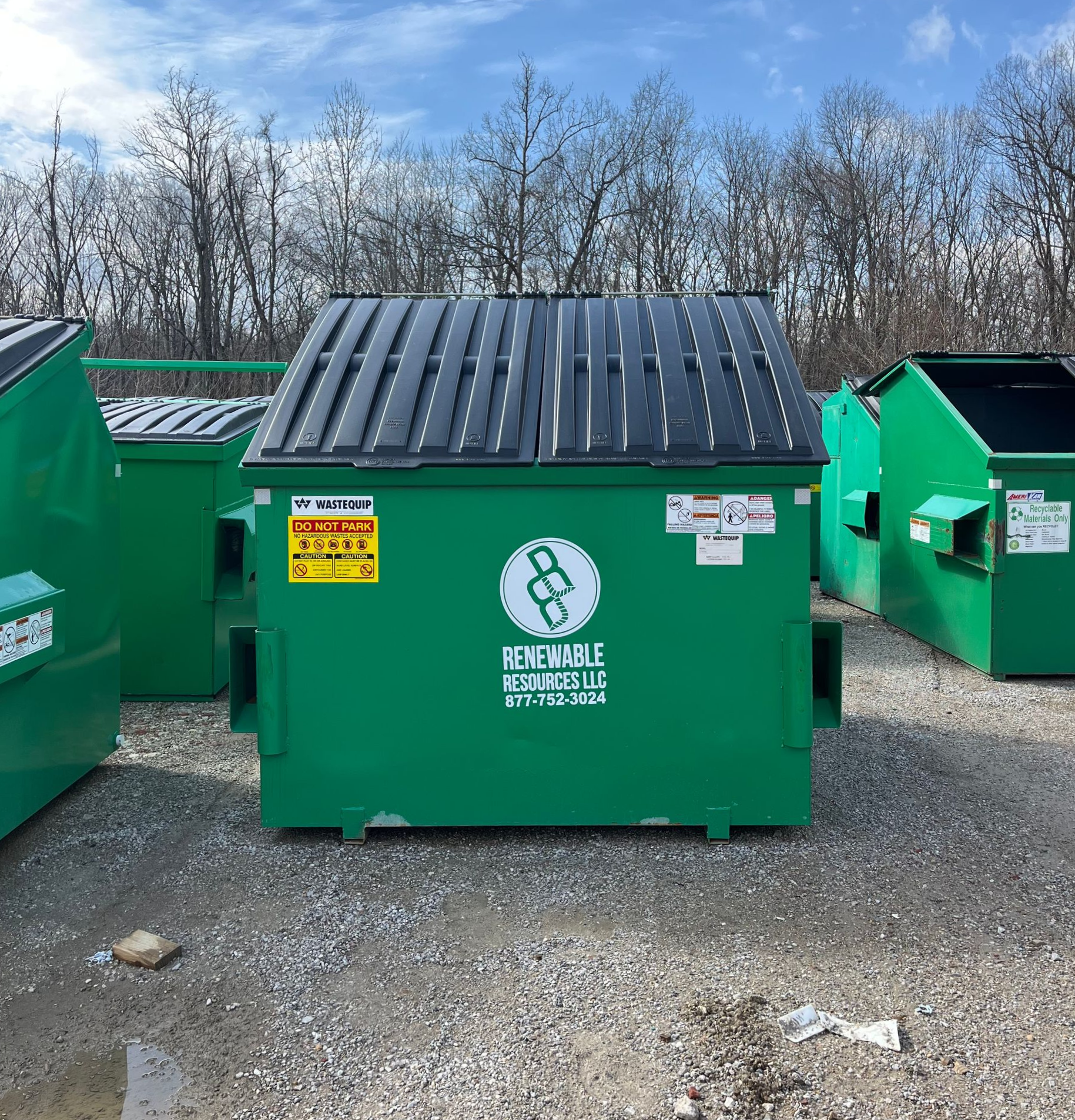 8 yard dumpster
